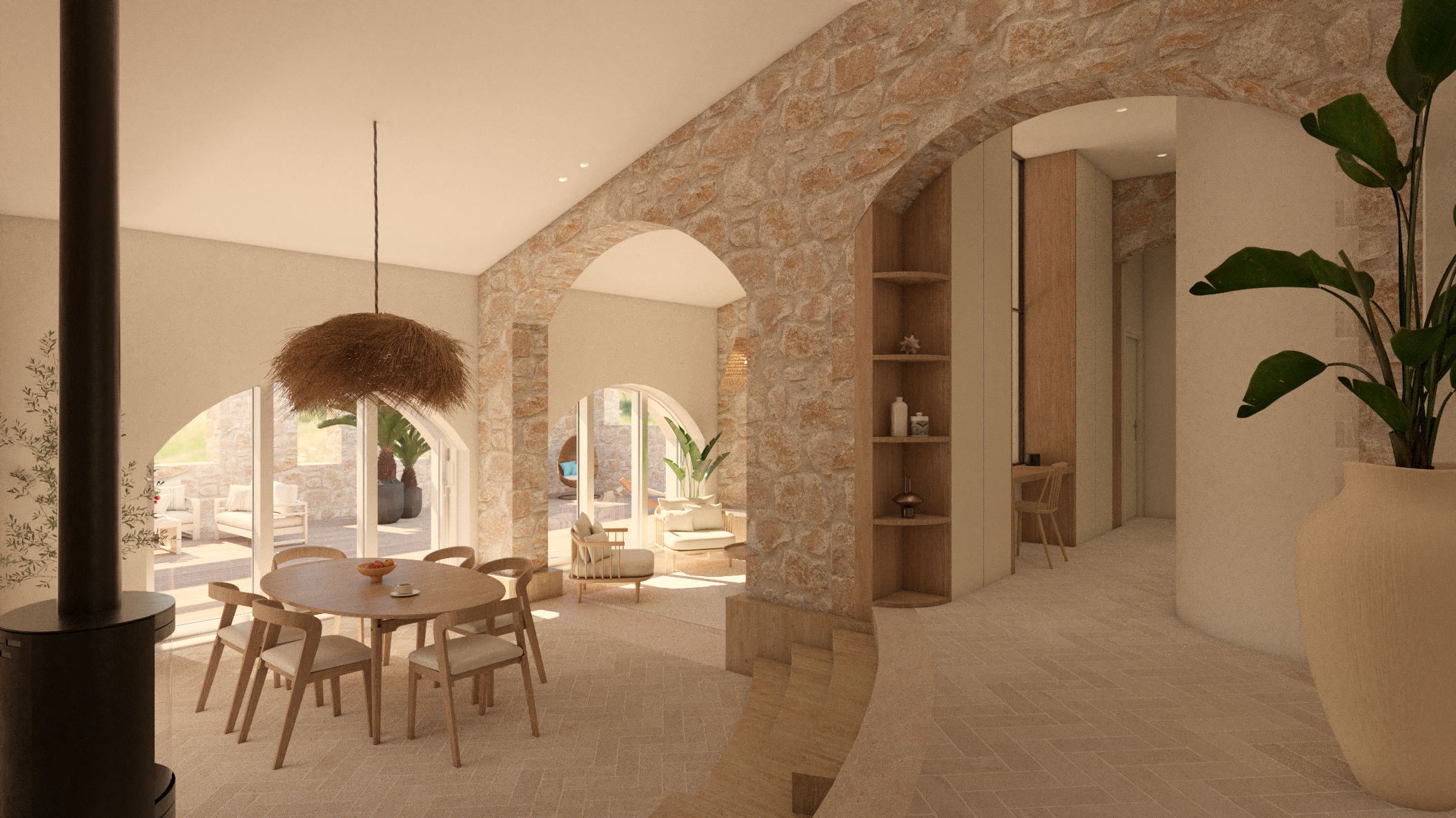 Réhabilitation d'une hacienda - Barcelone - Etude de projet