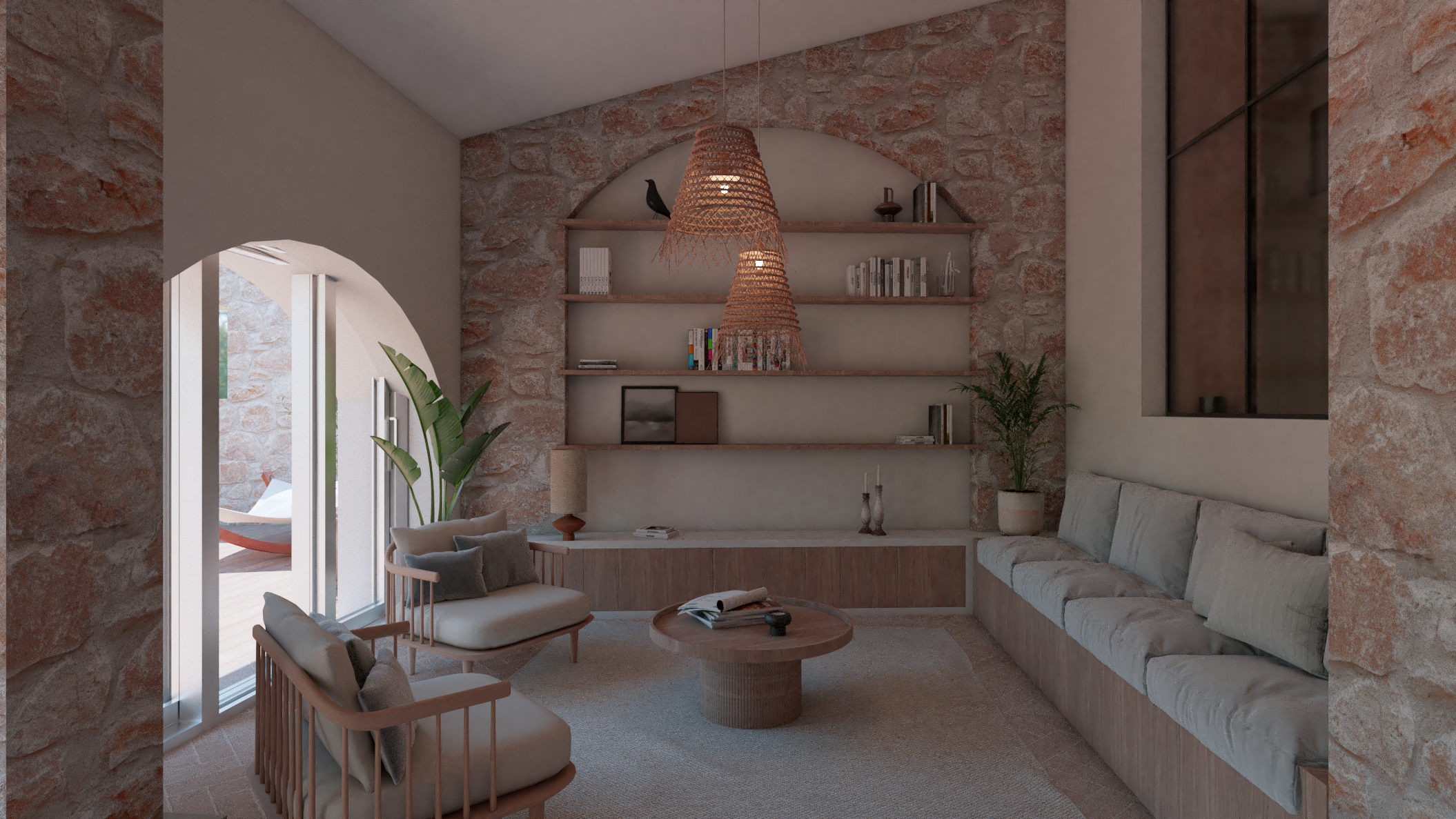 Réhabilitation d'une hacienda - Barcelone - Etude de projet - Galerie