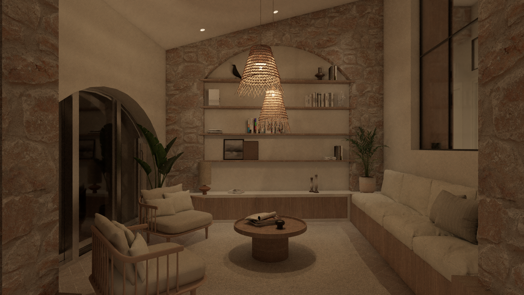 Réhabilitation d'une hacienda - Barcelone - Etude de projet - Galerie
