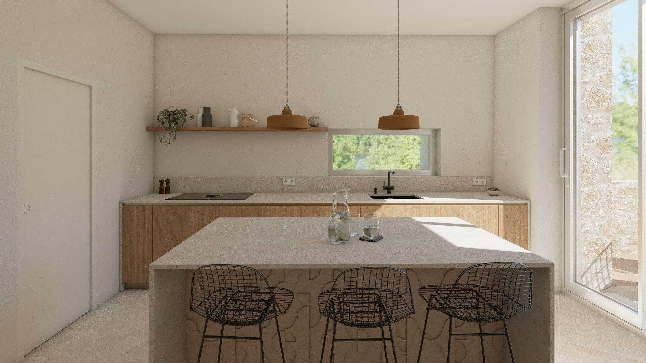 Réhabilitation d'une hacienda - Barcelone - Etude de projet - Galerie