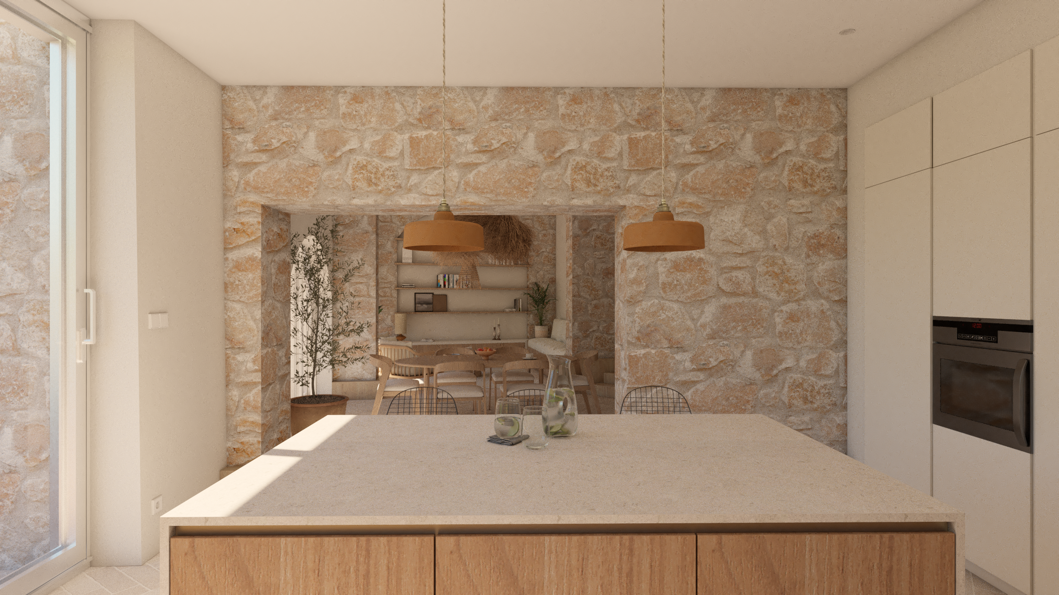 Réhabilitation d'une hacienda - Barcelone - Etude de projet - Galerie
