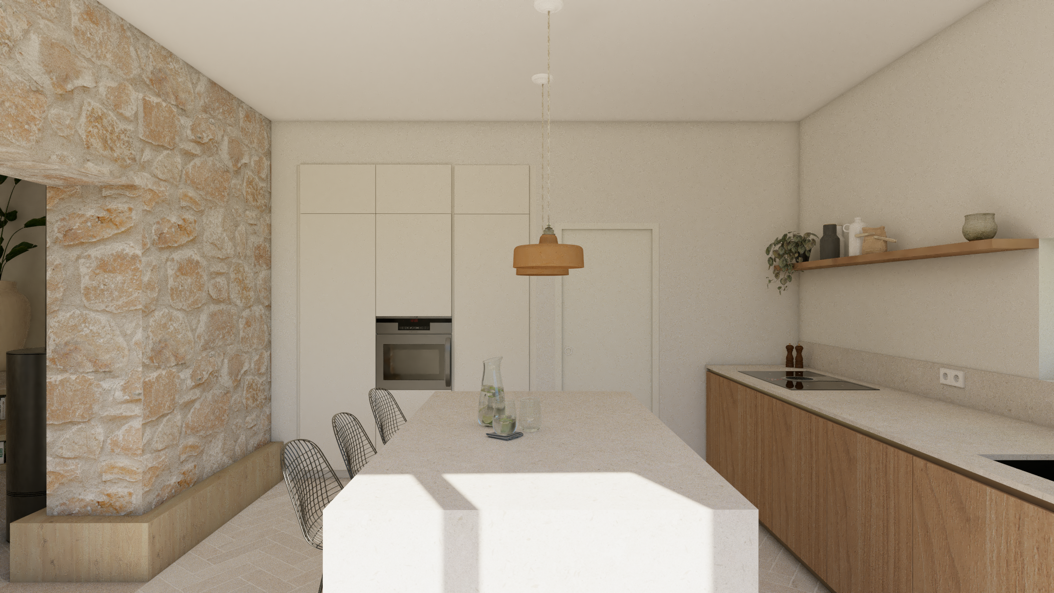 Réhabilitation d'une hacienda - Barcelone - Etude de projet - Galerie