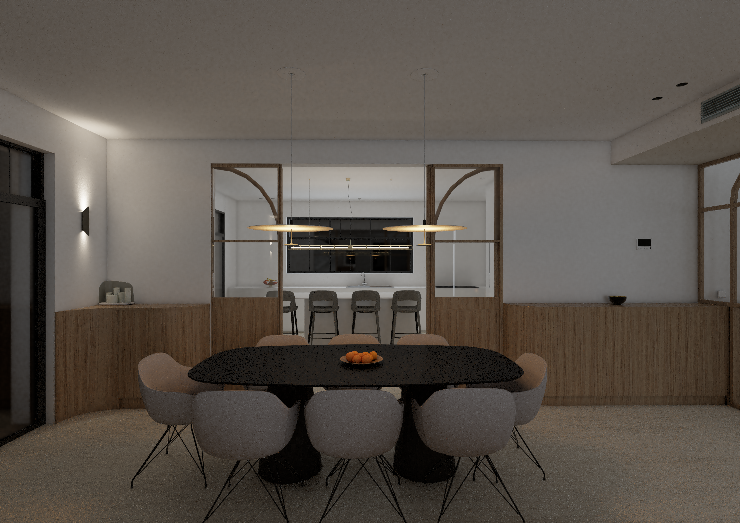 Agencement complet d'une construction neuve - Arcachon Ville d'automne - Etude de projet - Galerie