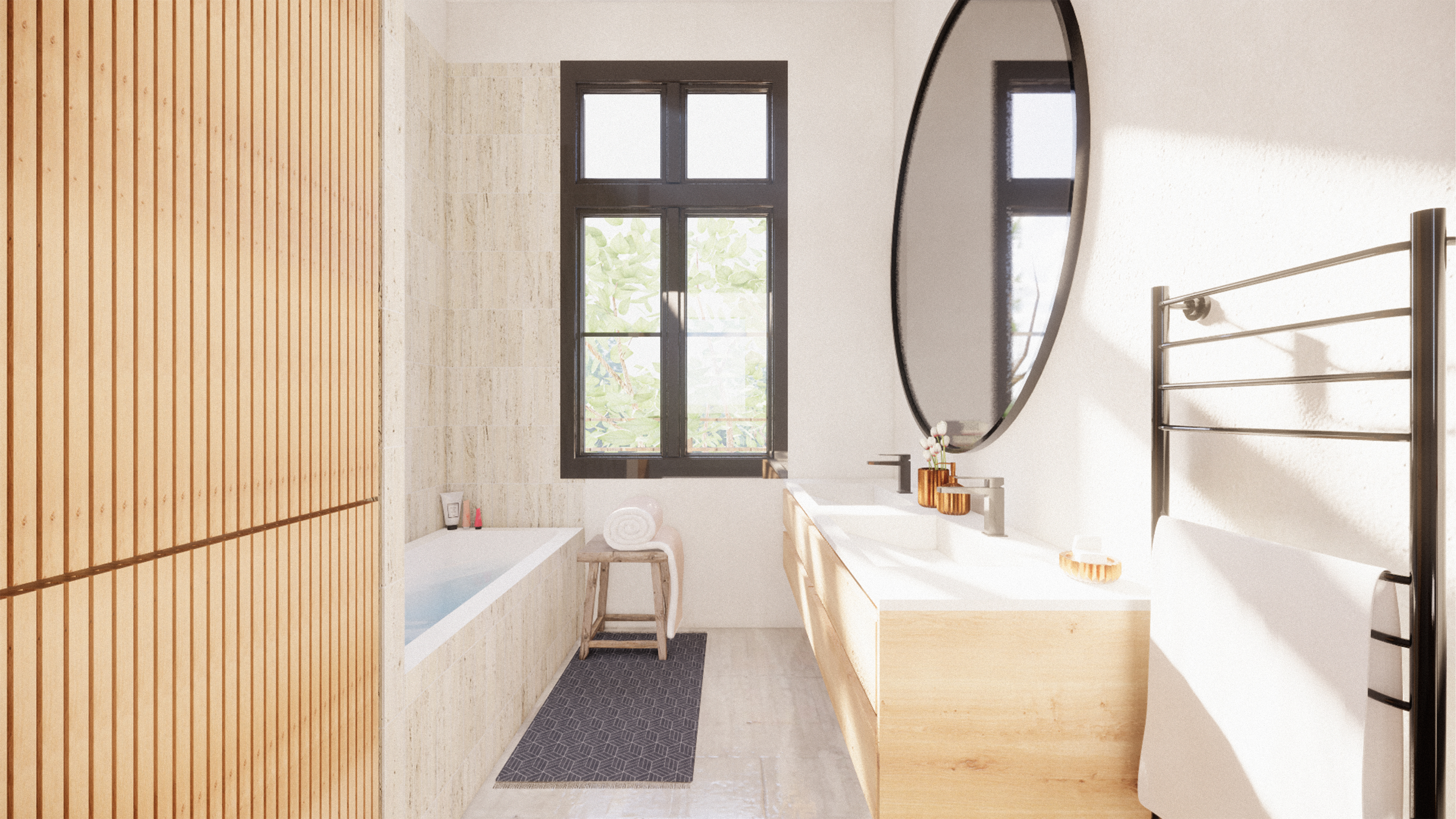 Rénovation complète d'une bâtisse de 220m2 avec son extérieur - Arcachon Ville de Printemps - Projet O - Etude de Projet - Galerie