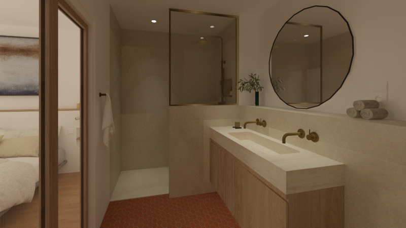 Conception et aménagement intérieur d'une villa basque neuve - Etude de projet - Biarritz  - Galerie