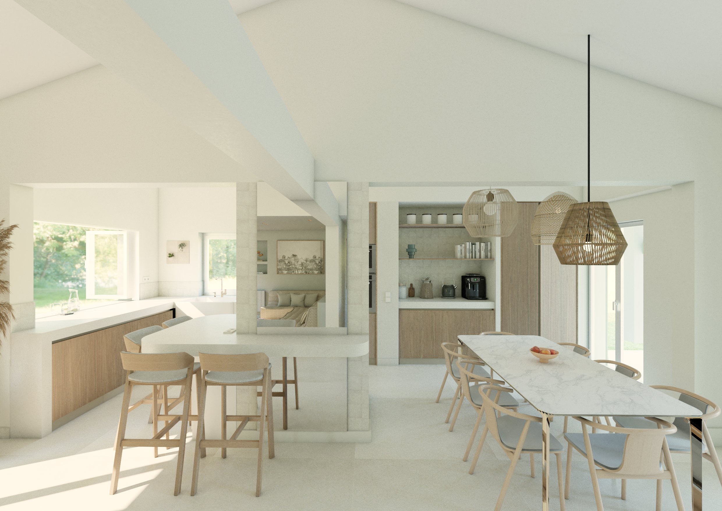 Rénovation + extension d'une maison à la teste - La Teste de Buch - Etude de projet C