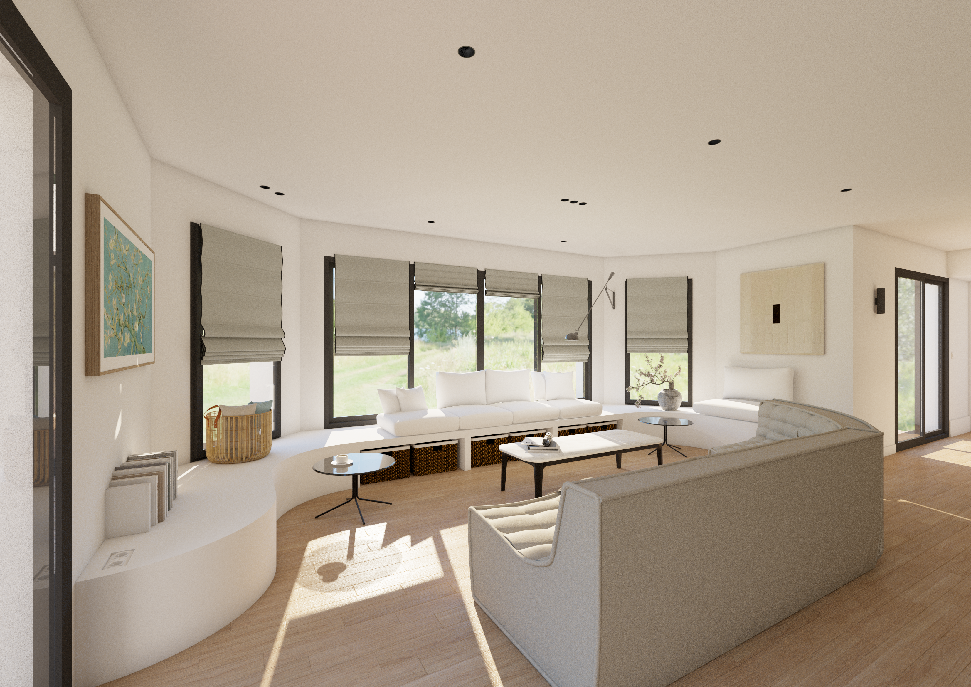 Conception et aménagement d'une maison neuve - Bassin d'Arcachon - Etude de projet 