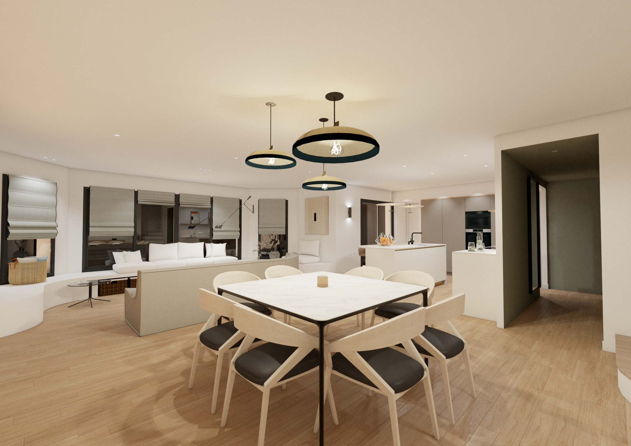 Conception et aménagement d'une maison neuve - Bassin d'Arcachon - Etude de projet  - Galerie