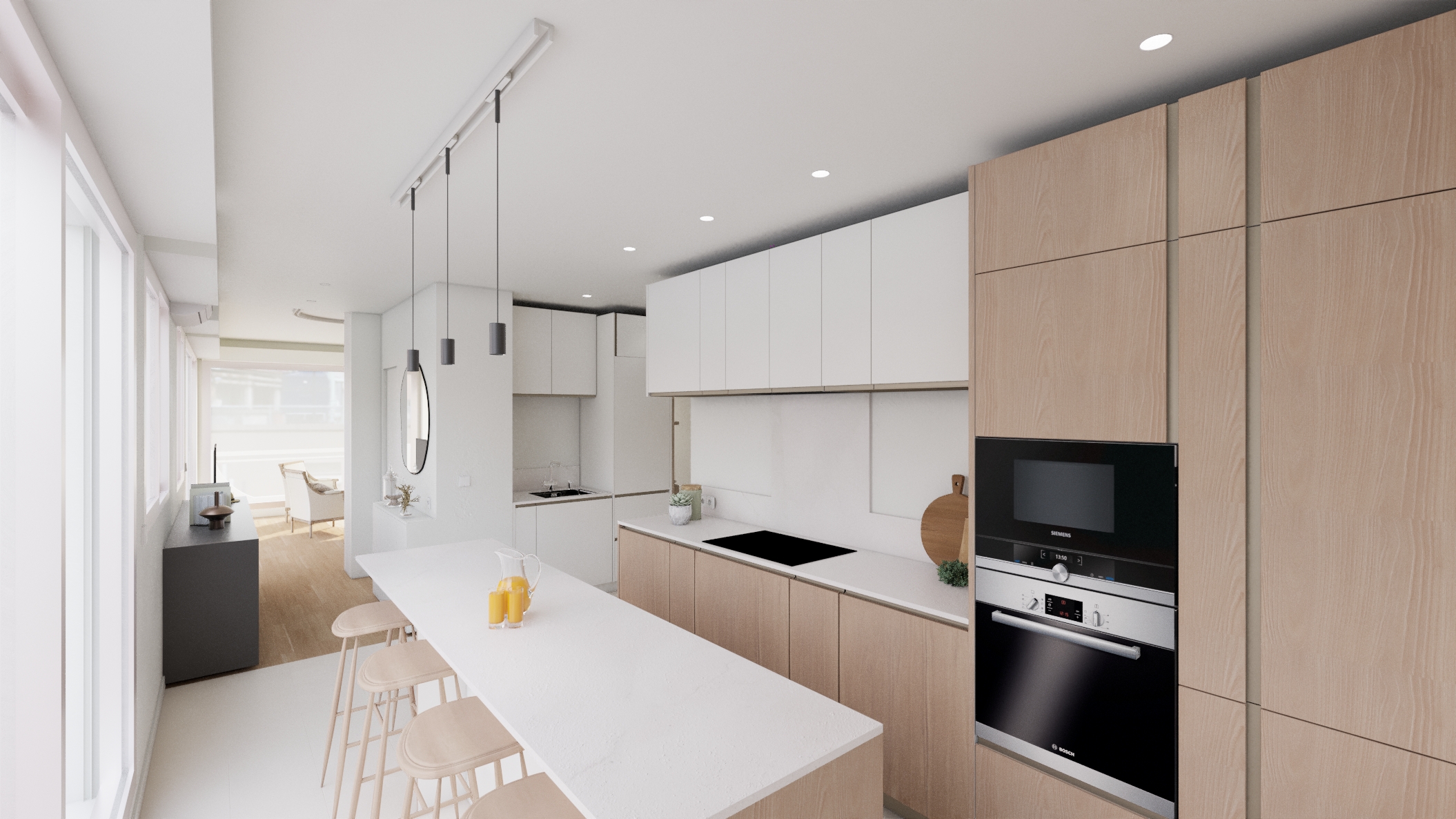 Réunification de 2 appartements - Arcachon - Etude de projet  - Galerie