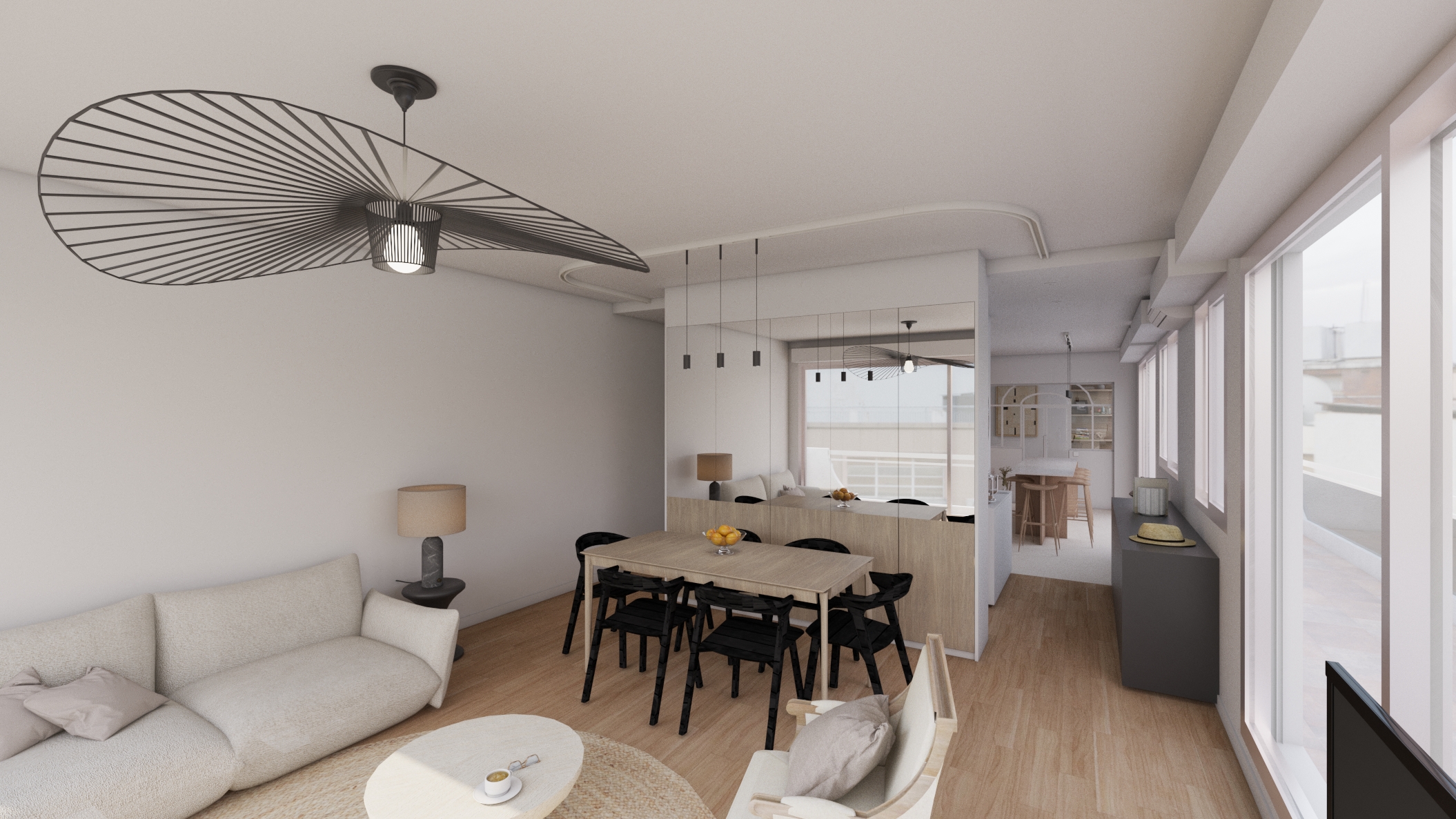Réunification de 2 appartements - Arcachon - Etude de projet  - Galerie