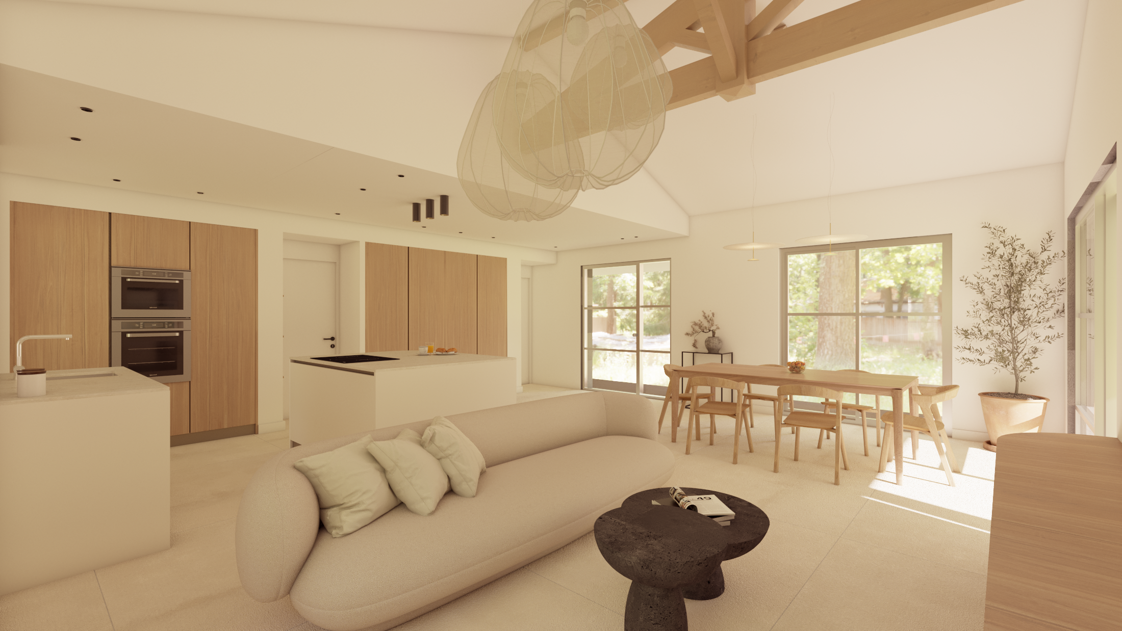 Conception et aménagement intérieur complet d'une maison neuve - Arcachon - En cours de réalisation - Projet W - Galerie