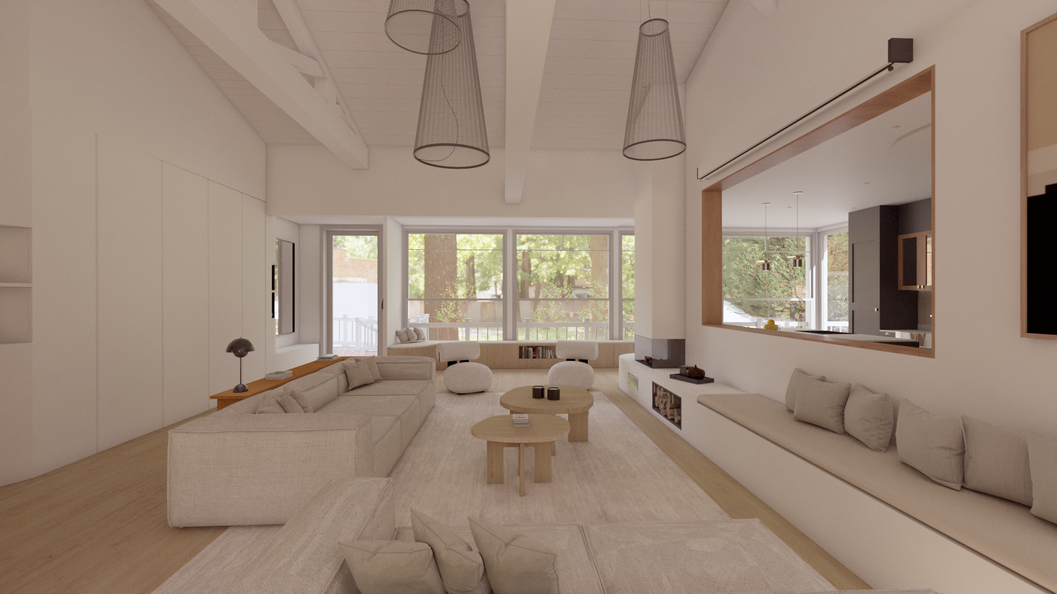 Restructuration, rénovation et agencement complet d'une Villa de 290m2 - Le Moulleau - En cours de réalisation - Projet T