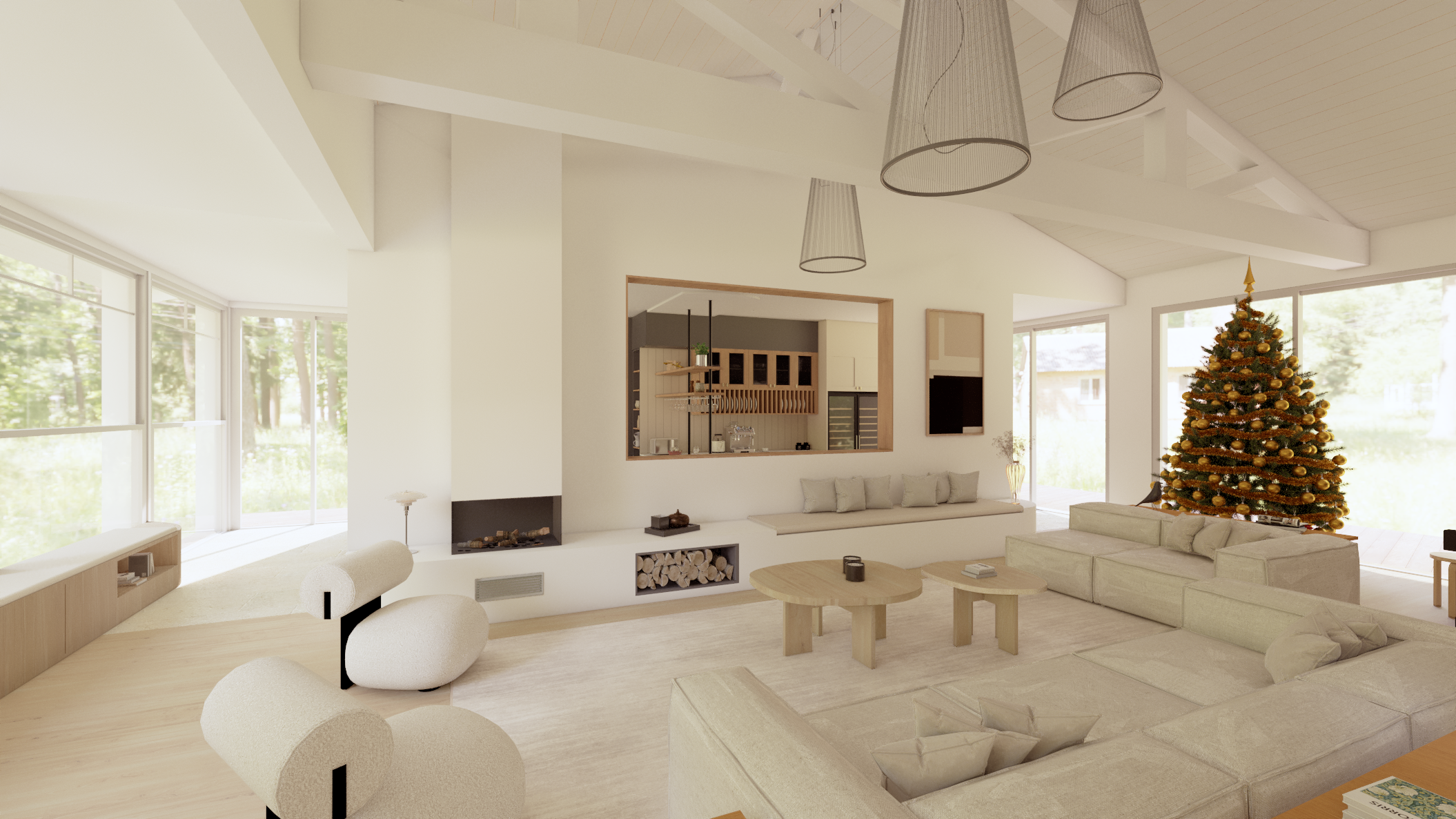 Restructuration, rénovation et agencement complet d'une Villa de 290m2 - Le Moulleau - En cours de réalisation - Projet T - Galerie