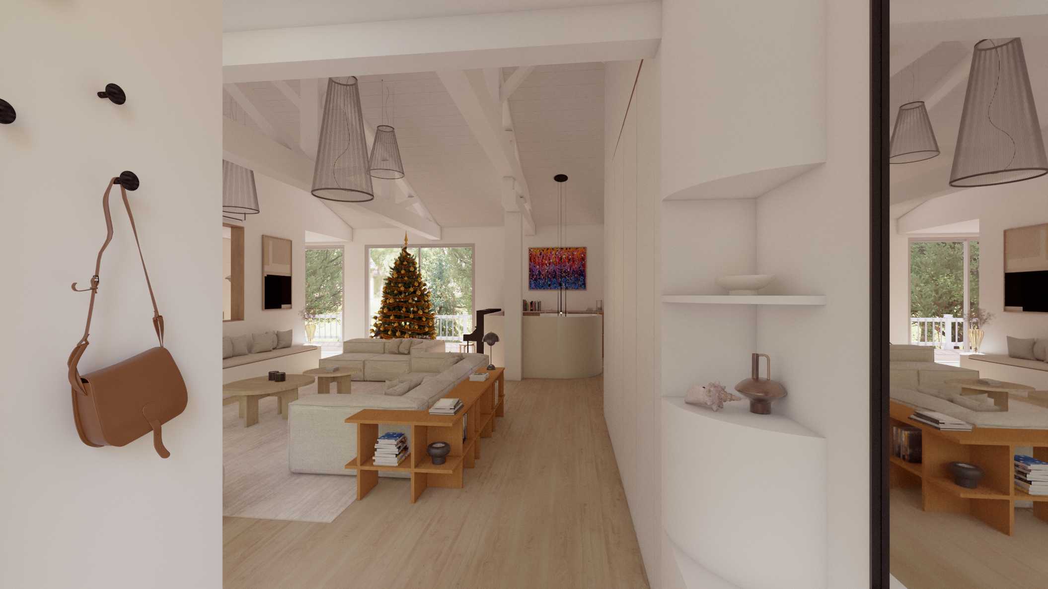 Restructuration, rénovation et agencement complet d'une Villa de 290m2 - Le Moulleau - En cours de réalisation - Projet T - Galerie