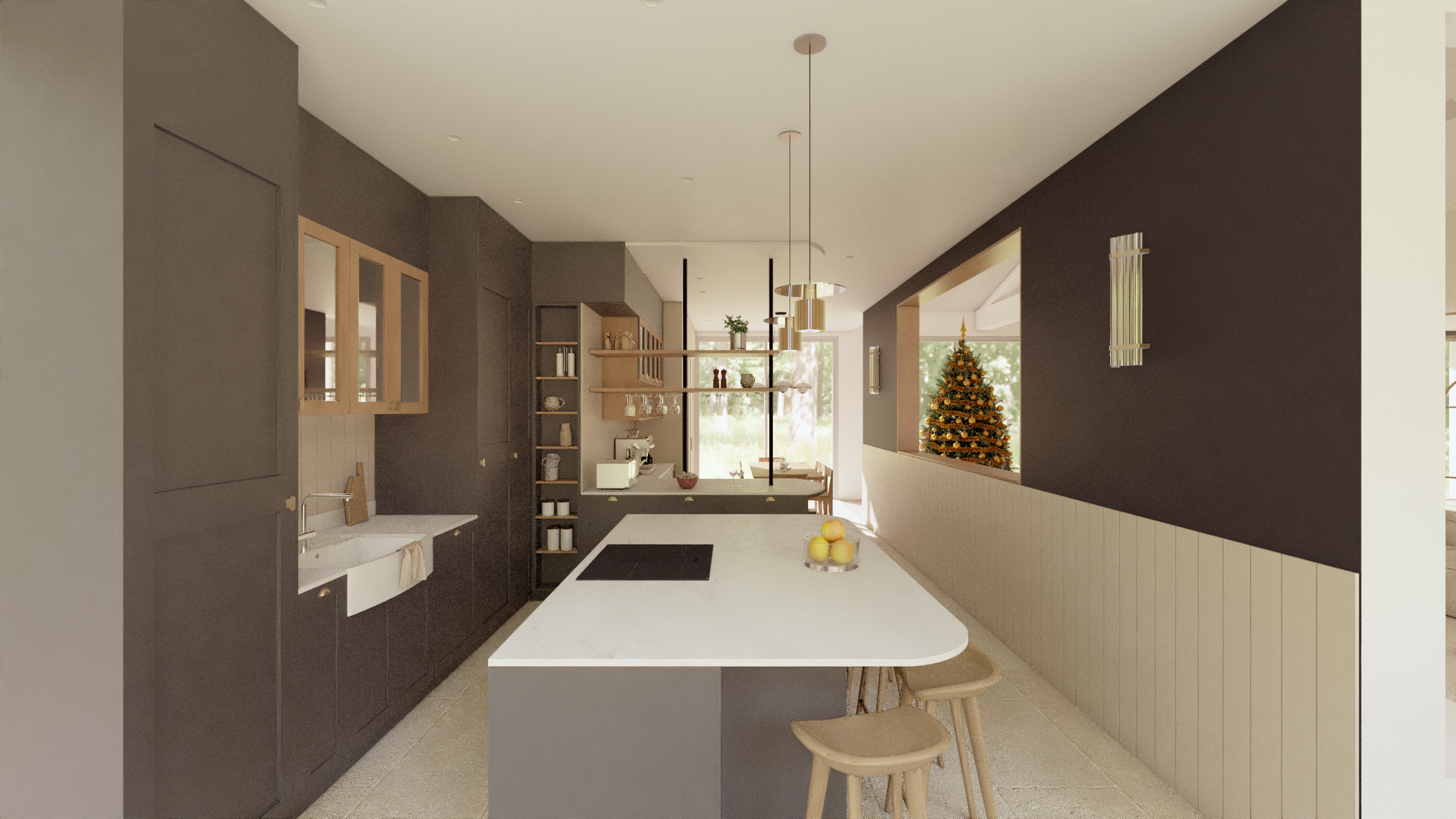 Restructuration, rénovation et agencement complet d'une Villa de 290m2 - Le Moulleau - En cours de réalisation - Projet T - Galerie