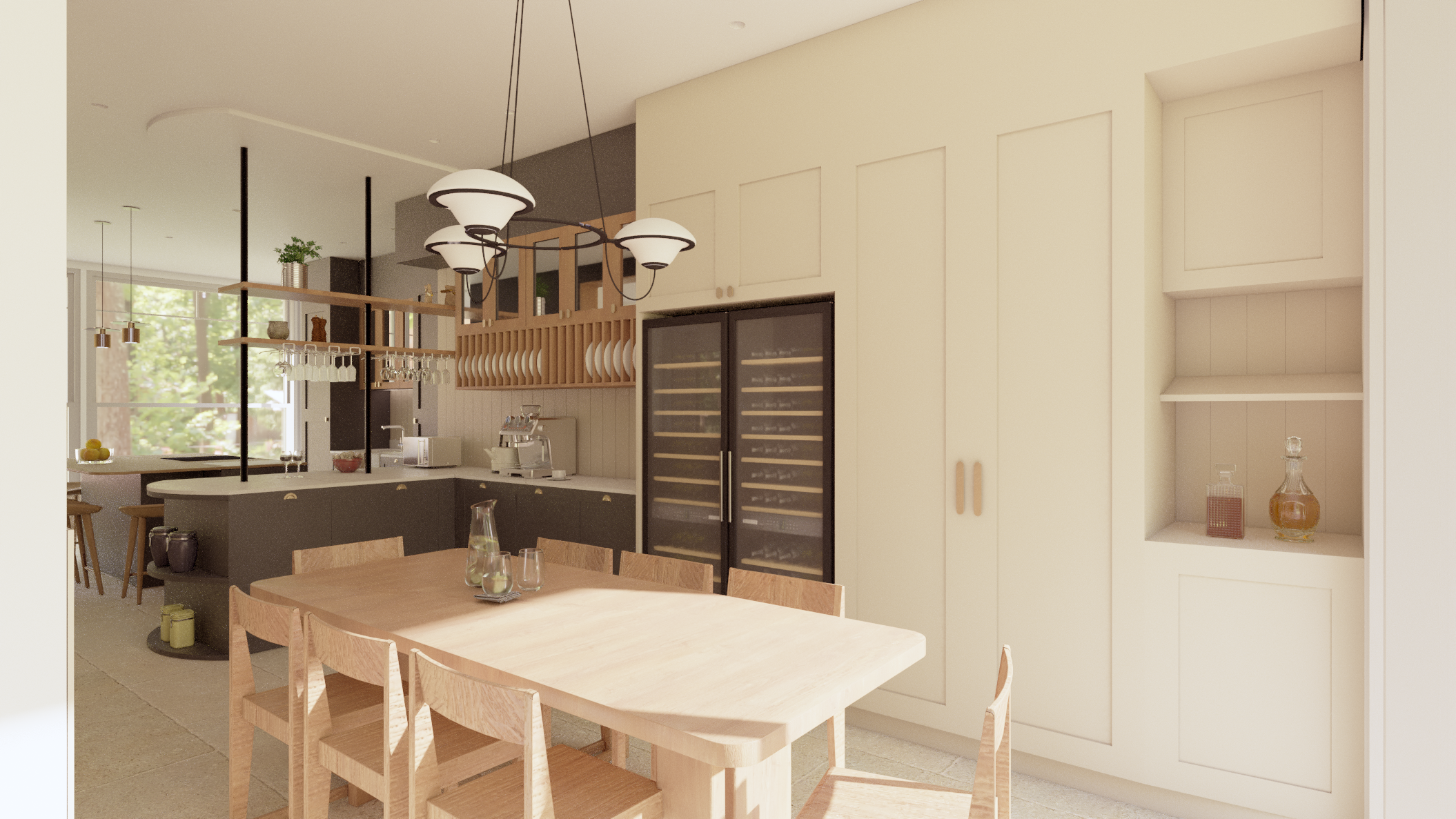 Restructuration, rénovation et agencement complet d'une Villa de 290m2 - Le Moulleau - En cours de réalisation - Projet T - Galerie