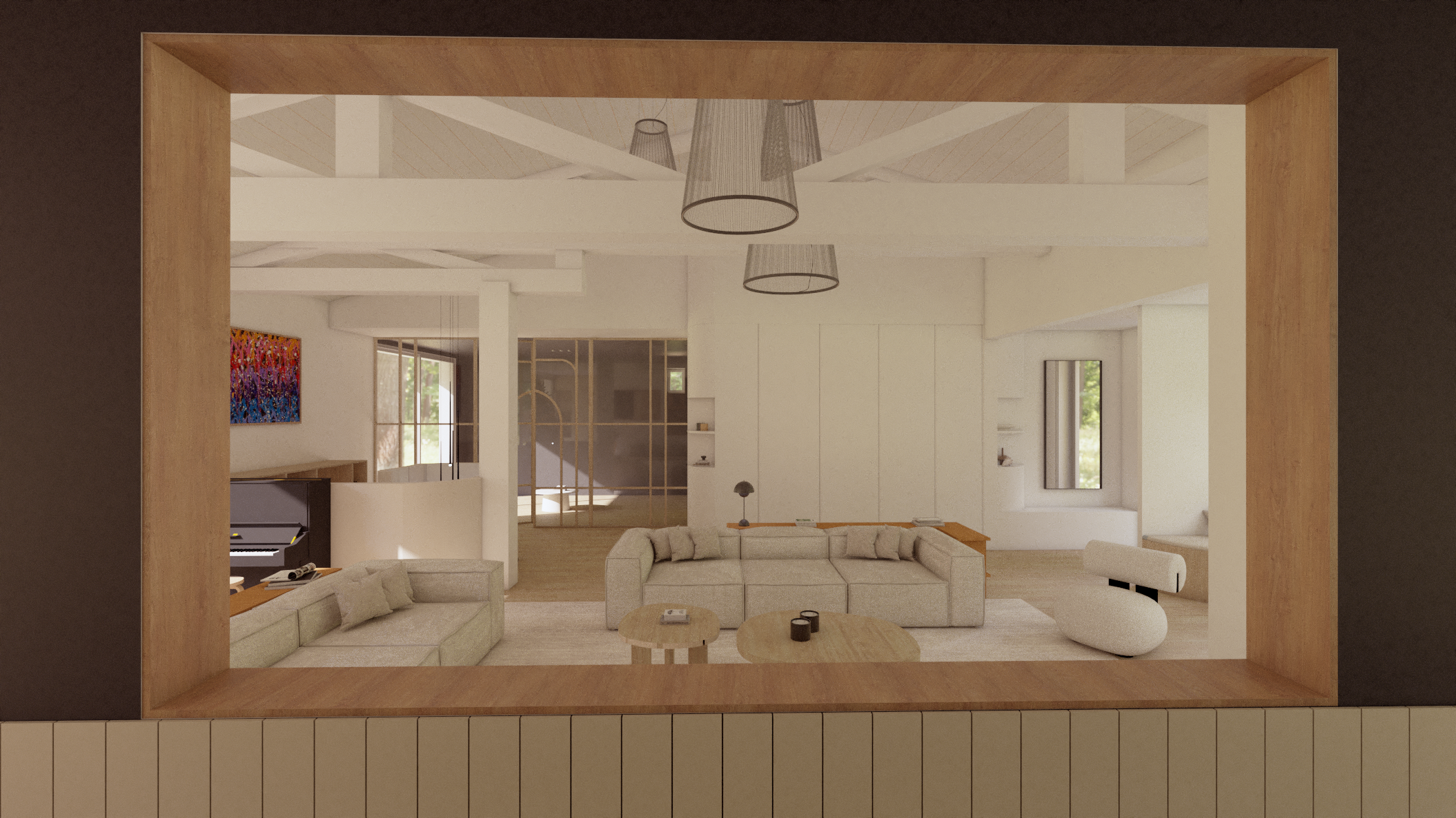 Restructuration, rénovation et agencement complet d'une Villa de 290m2 - Le Moulleau - En cours de réalisation - Projet T - Galerie