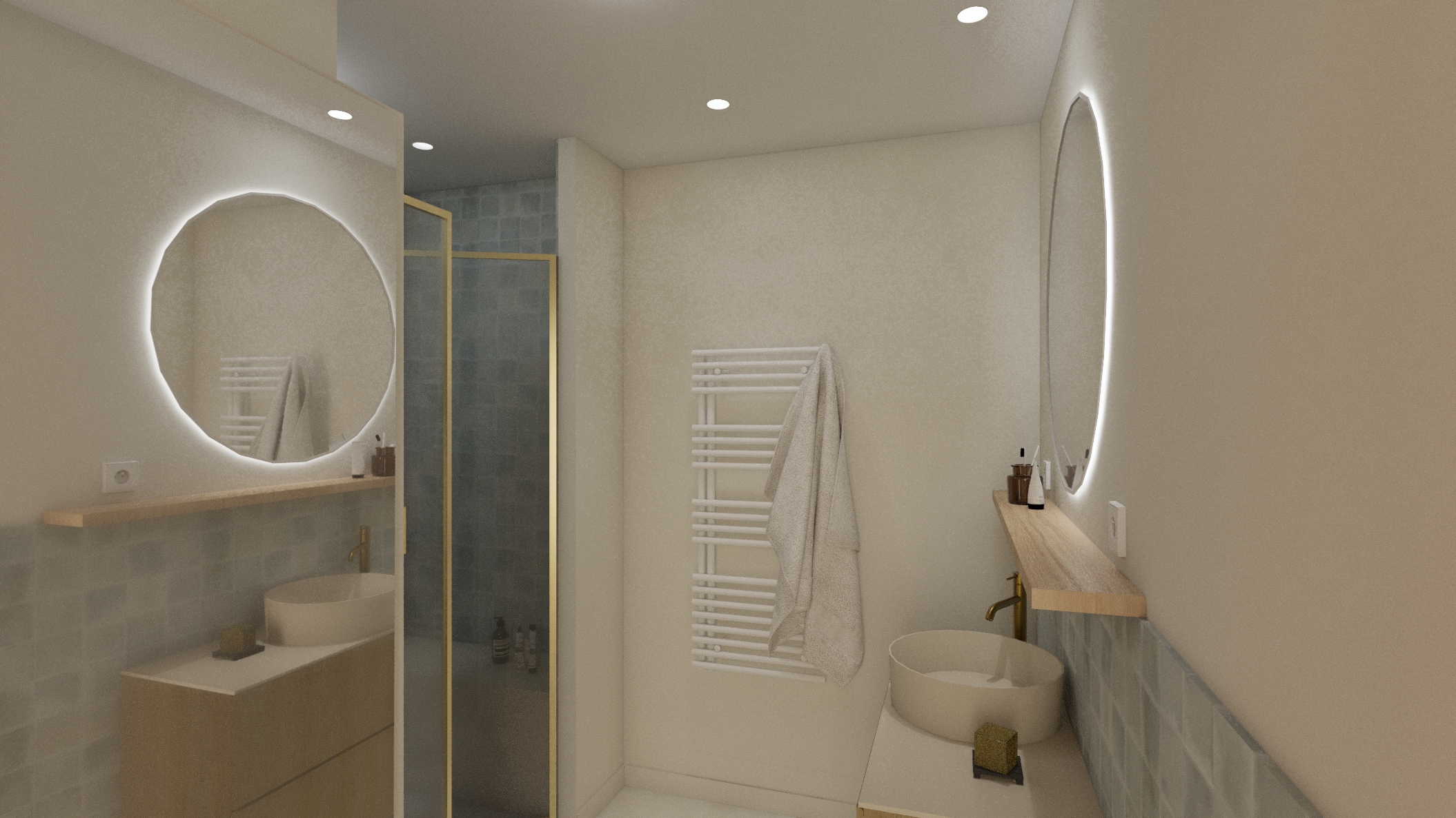 Rénovation complète d'un appartement 80m2 - L'Aiguillon - En cours de réalisation - Projet Les Amarres - Galerie
